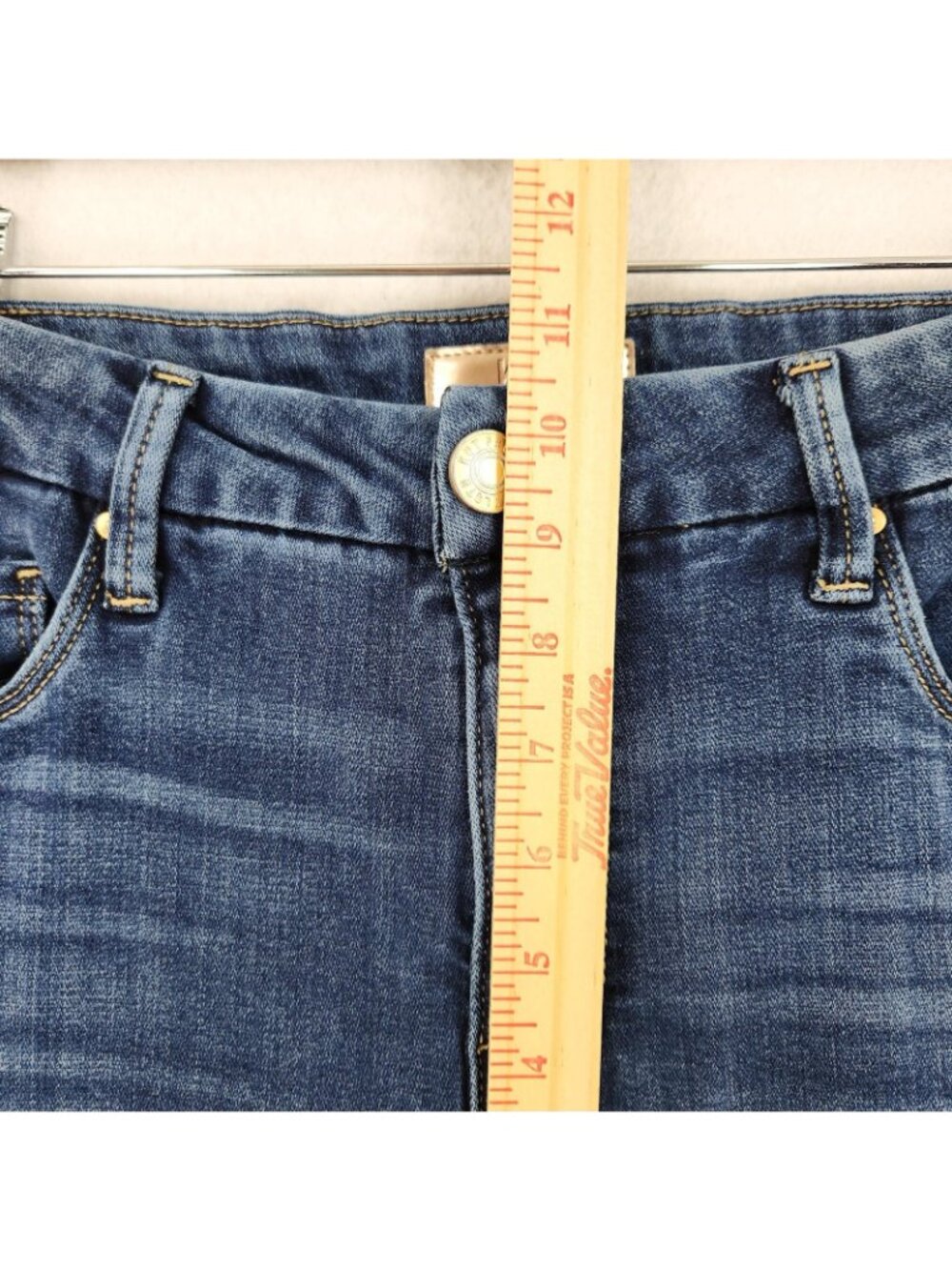 KUT From The Kloth Jeans Womens 6 Short Blue Meg Mid Rise Fab Ab Wide Leg Denim - Picture 5 of 13